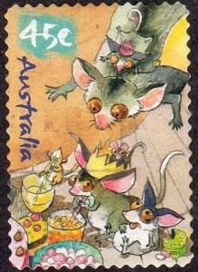 Australia 2014 - Used - 45c Ring-tailed Possums / Food (2001) (cv 0.80) (3)