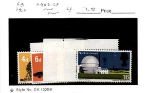 Great Britain, Postage Stamp, #466-469 Mint LH, 1966 Nuclear Power (AB)