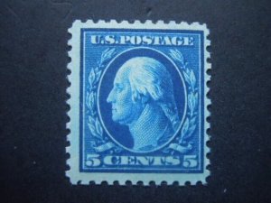 1917 #504 5c Washington Perf 11 MNH OG F/VF  CV $17 #5 Includes New Mount