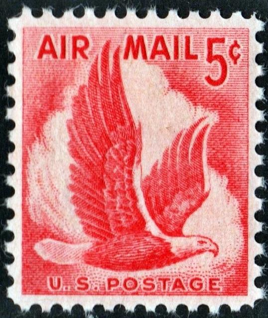 SC#C50 5¢ Eagle Single (1958) MNH