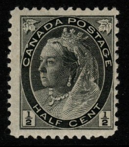 CANADA SG150 1898 ½c BLACK MNH