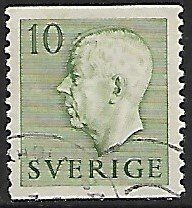 Sweden # 418 - King Gustaf V - used.....{KR3}