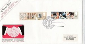 GB 1982 Information Technology FDC Jodrell Bank Special Cancel with encl. VGC