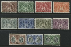 Cayman Islands KGV 1932 complete set to 5/ mint o.g. hinged