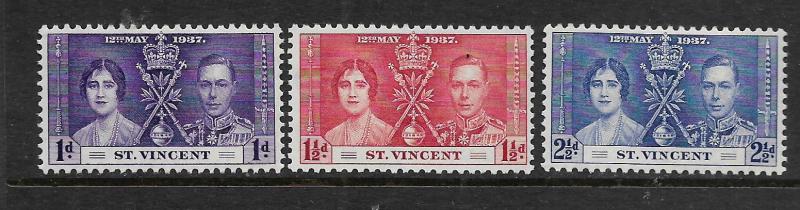 ST. VINCENT, 138-140, USED, ROYAL ISSUE