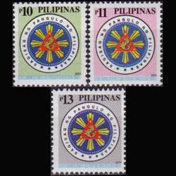 PHILIPPINES 2001 - Scott# 2746-8 Pres.Seal Set of 3 NH
