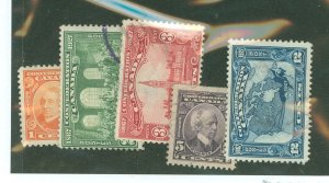 Canada #141-145 Used Single (Complete Set)