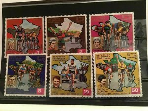 Rep de Guinea Tour de France cancelled stamps  R21883