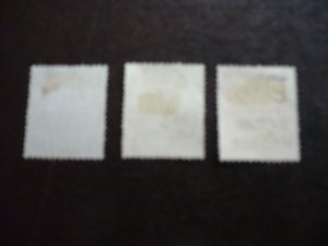 Stamps - India Gwalior - Scott# 71,72,74 - Used Part Set of 3 Stamps