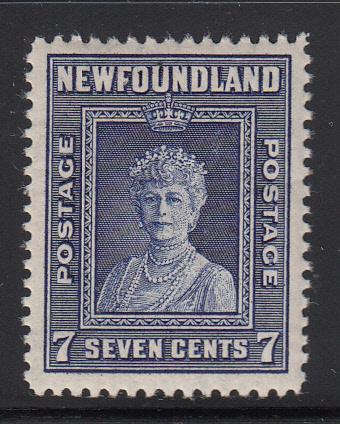 Newfoundland 1941-44 MH Scott #258 7c Queen Mary