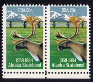 Scott #2066 Alaska Statehood Pair of Stamps - MNH