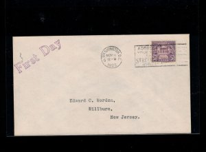 USA #570 Very Fine Used On Rare First Day Cover