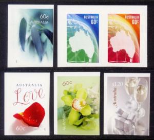 Australia Sc# 3846-51 MNH Images (S/A Booklet Singles)