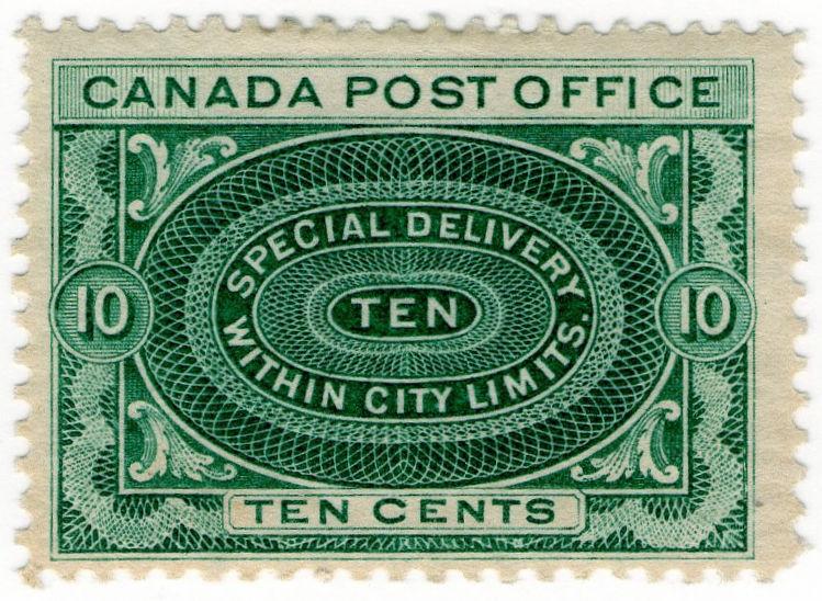 (I.B) Canada Postal : Express Delivery 10c