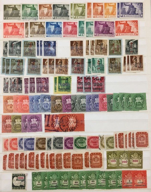 HUNGARY Mid Period M&U Collection BOB Sport Red X (Apx  500 Items) TK689