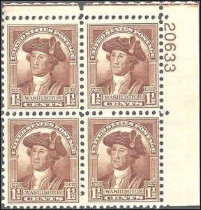 706 Mint,OG,LH... Plate Block of 4... SCV $14.00