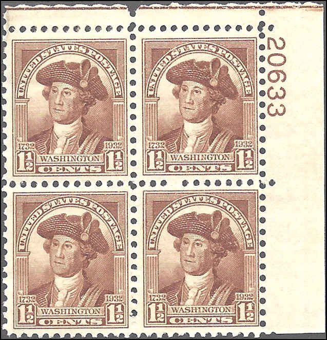 706 Mint,OG,LH... Plate Block of 4... SCV $14.00