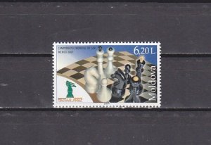 Moldova, Scott cat. 574. Mexico World Chess issue.