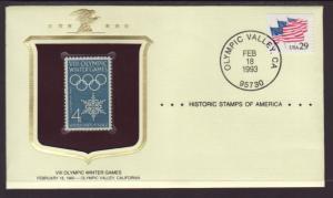 US Olympics Stamp Cover BIN