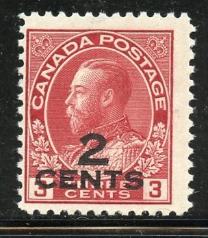 Canada # 140, Mint Never Hinge.