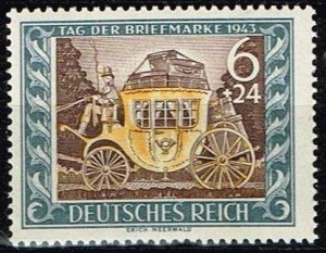 Germany 1943,Sc.#B215 MNH,  Stamp Day: Old Stagecoach