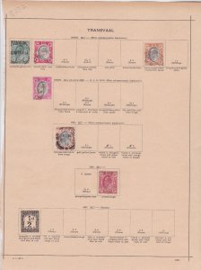 transvaal stamps ref 11160