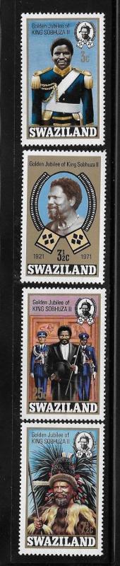 Swaziland 1971 King Sobhuza II tribal costume MNH A61