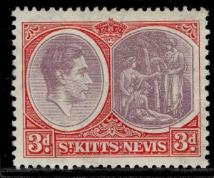 ST KITTS-NEVIS GVI SG73, 3d, M MINT. Cat £28. PERF 13 x 12