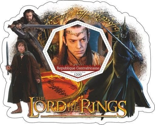 Stamps. Cinema. The Lord of the Rings 2021 year 10 sheets perforated MNH**