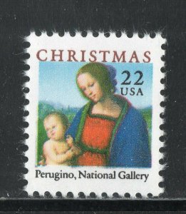 2244 * PERUGINO CHRISTMAS *   U.S. Postage Stamp  MNH