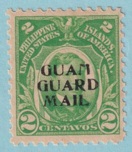 GUAM M1  GUARD MAIL  MINT HINGED OG * WITH CERT - NO FAULTS VERY FINE! - L885