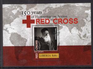 Liberia 2881 Red Cross Souvenir Sheet MNH VF