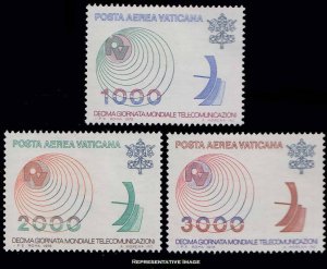 Vatican City Scott C63-C65 Mint never hinged.