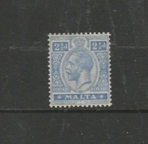 Malta 1921/2 Script CA 2 1/2d MM SG 101