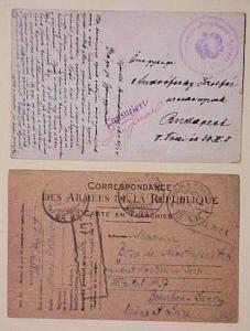 SERBIA  APO #40 AUG 1918,#999 & 801 SEPT 1918 CENSORED & UJVIDEK CENSORED