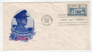 WW2 Patriotic 1942 MACARTHUR WEST VIRGINIA 1ST DAY POST OFFICE + 789 WEST POINT