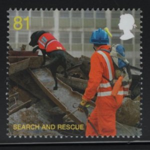 Great Britain 2009 MNH Sc 2684 81p Search and Rescue, dog