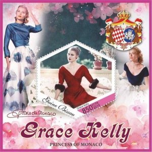 Stamps. Cinema. Grace Kelly 2019 year 8 sheets perforated