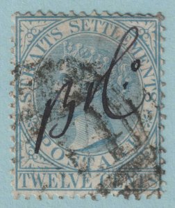 STRAITS SETTLEMENTS 14  USED - NO FAULTS VERY FINE! - UCN