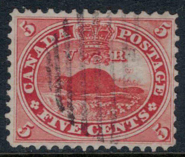 Canada #15  CV $37.50  Choice stamp, light cancel