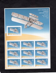 3783 First Controlled flight, MNH sheet/10