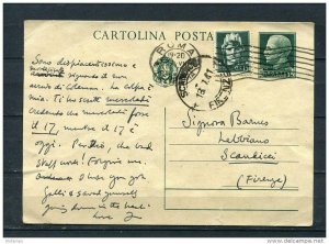 Italy 1923  Uprated Postal Stationary Card  Roma Firenze