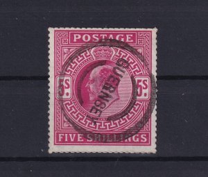 GB KEVII 1912 5/- Rose Somerset House SG318 Superb Guernsey CDS  BP15536