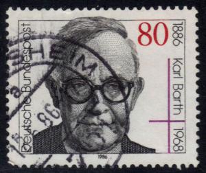 Germany #1416 Karl Barth; Used