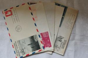 USA covers .  FDC. Covers from the 50's
