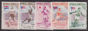 Dominican Republic - 1957 - SC 474-78 - H - Complete set