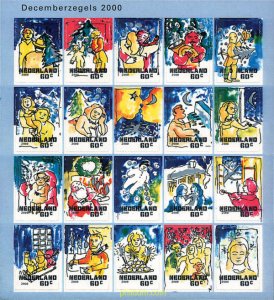 158600 MNH HOLANDA 2000 SELLOS PARA EL CORREO DE NAVIDAD