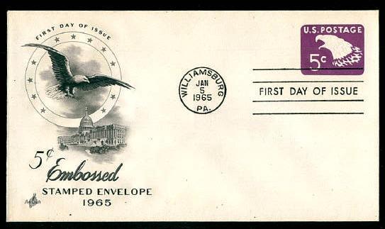 #U550 Eagle FDC  (Artcraft)