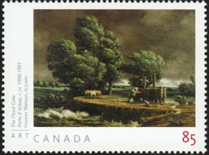 ART CANADA 2005: HOMER WATSON = THE FLOOD GATE = stamp from SS = #2110a MNH