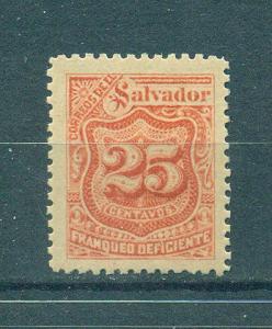 El Salvador sc# J23 mhr cat value $.50